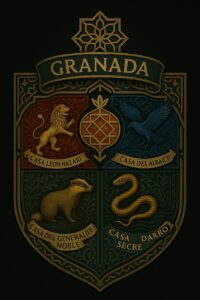 Casas de hogwarts inspiradas en granada
